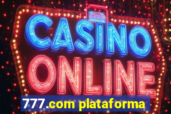 777.com plataforma